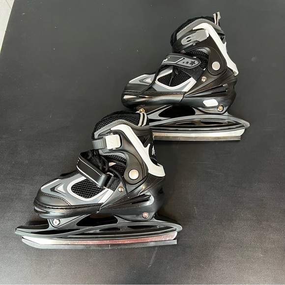 Nattork Black and White Ice Skates Size 35-38 - Picture 3 of 5